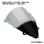 Powerbronze Airflow Double Bubble Screens - 400-A106 - Aprilia RSV4 R / Factory 2009-2014