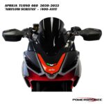 Powerbronze Airflow Double Bubble Screens - 400-A111 - Aprilia Tuono 660 2020-2023