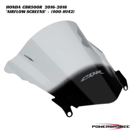 Powerbronze Airflow Double Bubble Screens - 400-H142 - Honda CBR500R 2016-2018