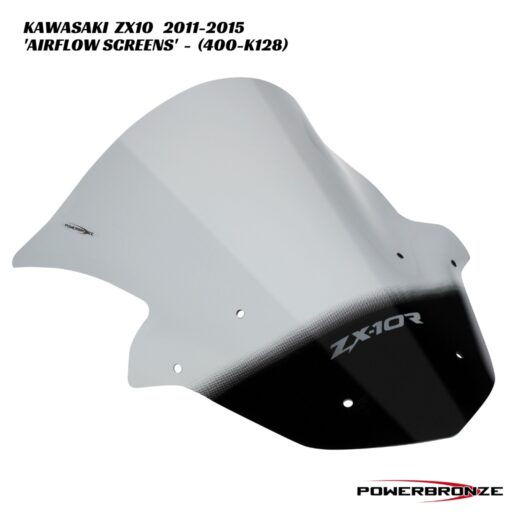 Powerbronze Airflow Double Bubble Screens - 400-K128 - Kawasaki ZX10 2011-2015