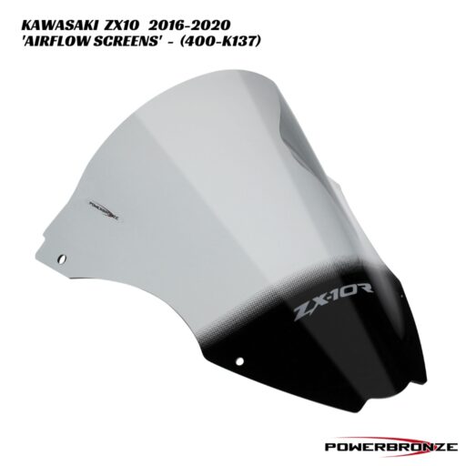 Powerbronze Airflow Double Bubble Screens - 400-K137 - Kawasaki ZX10 2016-2020