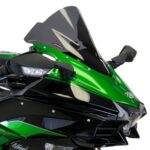 Powerbronze Airflow Double Bubble Screens - 400-K142 - Kawasaki H2 SX / SX SE 2018-2022