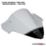 Powerbronze Airflow Double Bubble Screens - 400-S118 - Suzuki Hayabusa 2008-2019