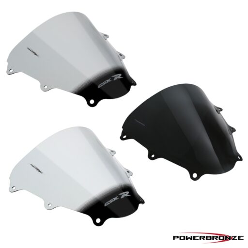 Powerbronze Airflow Double Bubble Screens - 400-S122 - Suzuki GSXR600 / GSXR750 2011-2023