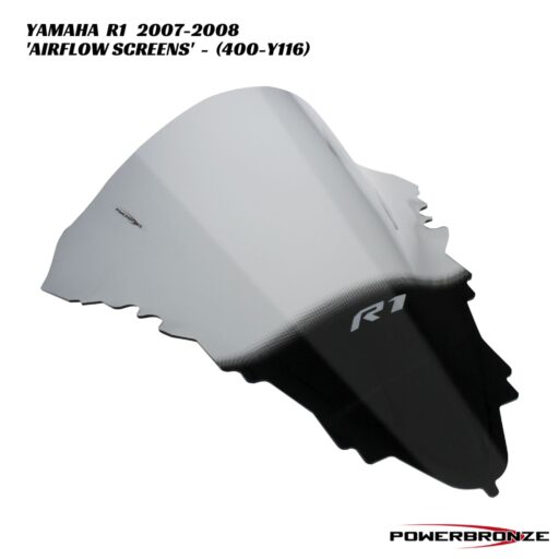 Powerbronze Airflow Double Bubble Screens - 400-Y116 - Yamaha R1 2007-2008