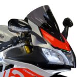 Powerbronze Airflow Extra-High Double Bubble Screens - 400-A109 - Aprilia RSV4 RR / RF / Factory 2015-2020