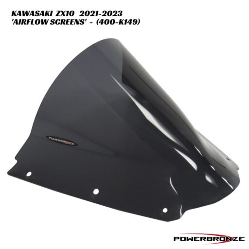 Powerbronze Airflow Extra-High Double Bubble Screens - 400-K149 - Kawasaki ZX10 2021-2023