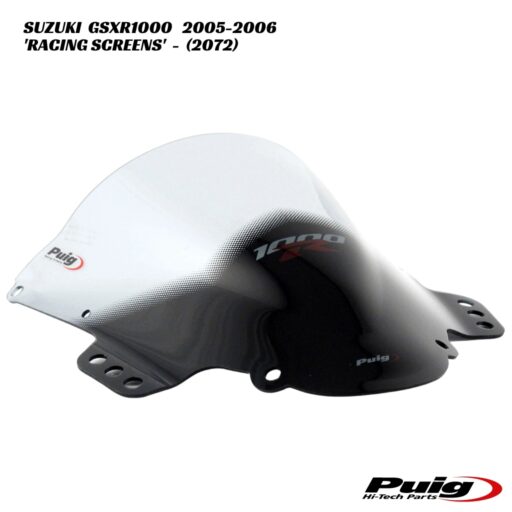 Puig Racing Double Bubble Screens - 2072 - Suzuki GSXR1000 2005-2006