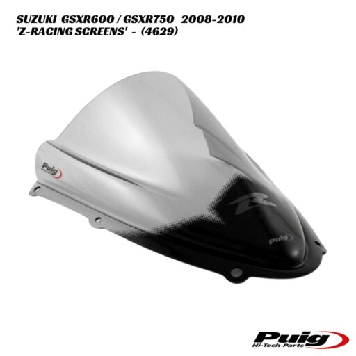 Puig Z-Racing Double Bubble Screens - 4629 - Suzuki GSXR600 / GSXR750 2008-2010