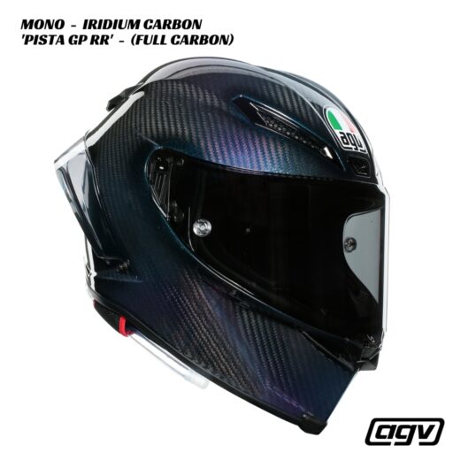 AGV Pista GP RR Carbon Helmet - MONO IRIDIUM CARBON