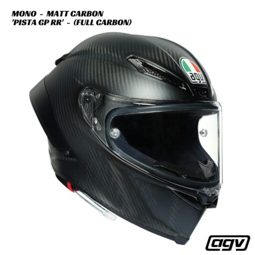 AGV Pista GP RR Carbon Helmet - MONO MATT CARBON