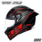 AGV Pista GP RR Carbon Helmet - PERFORMANCE CARBON/RED