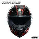 AGV Pista GP RR Carbon Helmet - PERFORMANCE CARBON/RED