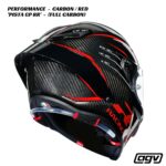 AGV Pista GP RR Carbon Helmet - PERFORMANCE CARBON/RED