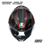 AGV Pista GP RR Carbon Helmet - PERFORMANCE CARBON/RED