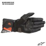 Alpinestars SP-8 V3 Gloves - BLACK/RED FLUO