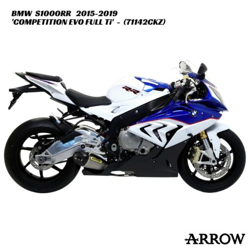 Arrow Competition EVO Full Titanium Exhaust System - 71142CKZ - BMW S1000RR 2015-2019