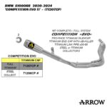 Arrow Competition EVO Full Titanium System - 71207CP - BMW S1000RR / M1000RR 2023-2024