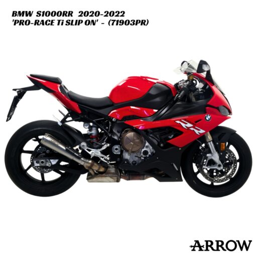 Arrow Pro-Race Titanium Slip-On Exhaust - 71903PR - BMW S1000RR / M1000RR 2020-2022