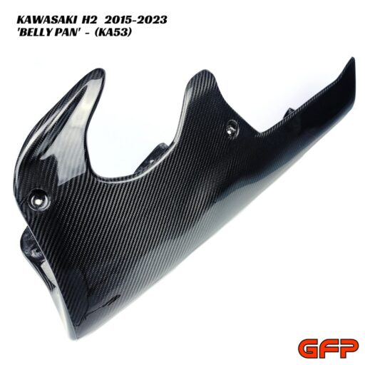GFP Carbon Fiber Belly Pan - Kawasaki H2 2015-2023