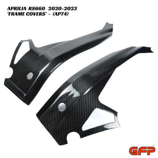 GFP Carbon Fiber Frame Covers - Aprilia RS660 2020-2023