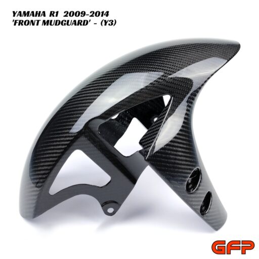 GFP Carbon Fiber Front Mudguard - Yamaha R1 2009-2014
