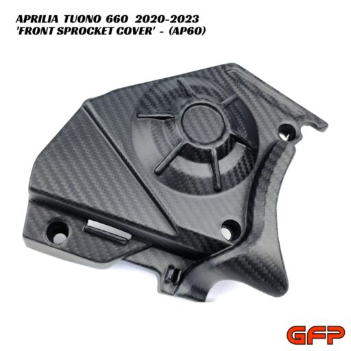 GFP Carbon Fiber Front Sprocket Cover - Aprilia Tuono 660 2020-2023