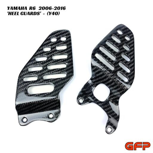GFP Carbon Fiber Heel Guards - Yamaha R6 2006-2016