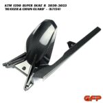 GFP Carbon Fiber Rear Hugger With Chain Guard - KTM 1290 Super Duke R 2020-2023