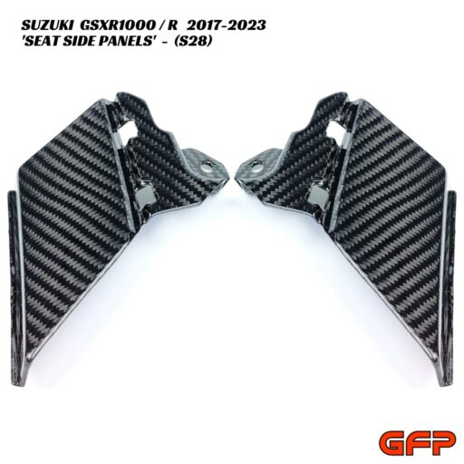 GFP Carbon Fiber Seat Side Panels - Suzuki GSXR1000 / R 2017-2023