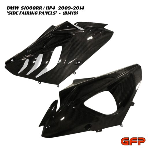 GFP Carbon Fiber Side Fairing Panels - BMW S1000RR / HP4 2009-2014