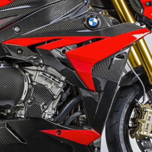 GFP Carbon Fiber Side Fairing Trims - BMW S1000R 2014-2016