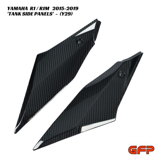 GFP Carbon Fiber Tank Side Panels - Yamaha R1 / R1M 2015-2019
