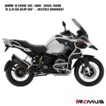 Remus 8 2.0 Stainless Black Slip On Exhaust - 82783 100065 - BMW R 1200 GS / ADV 2013-2018
