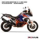 Remus 8 2.0 Stainless Black Slip On Exhaust - 82783 658522 - KTM 1290 Super Adventure R / S 2021-2023