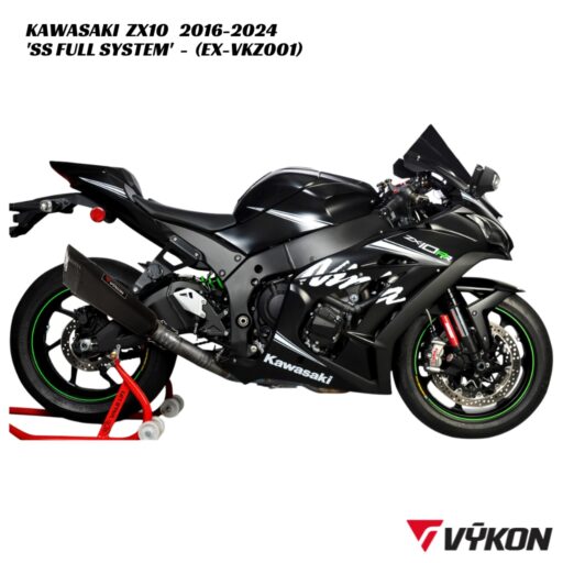 Vykon Stainless Full Exhaust System - EX-VKZ001 - Kawasaki ZX10 2016-2024