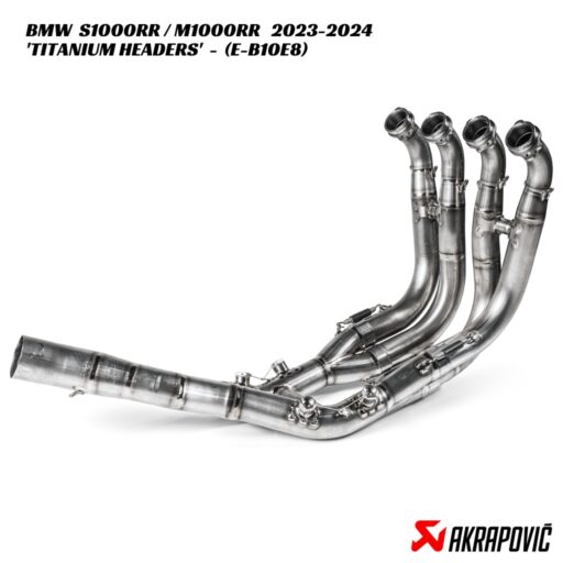 Akrapovič Titanium Performance Headers - E-B10E8 - BMW S1000RR / M1000RR 2023-2024