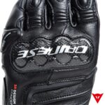Dainese Carbon 4 Long Leather Gloves - BLACK/BLACK
