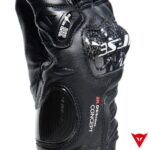 Dainese Carbon 4 Long Leather Gloves - BLACK/BLACK