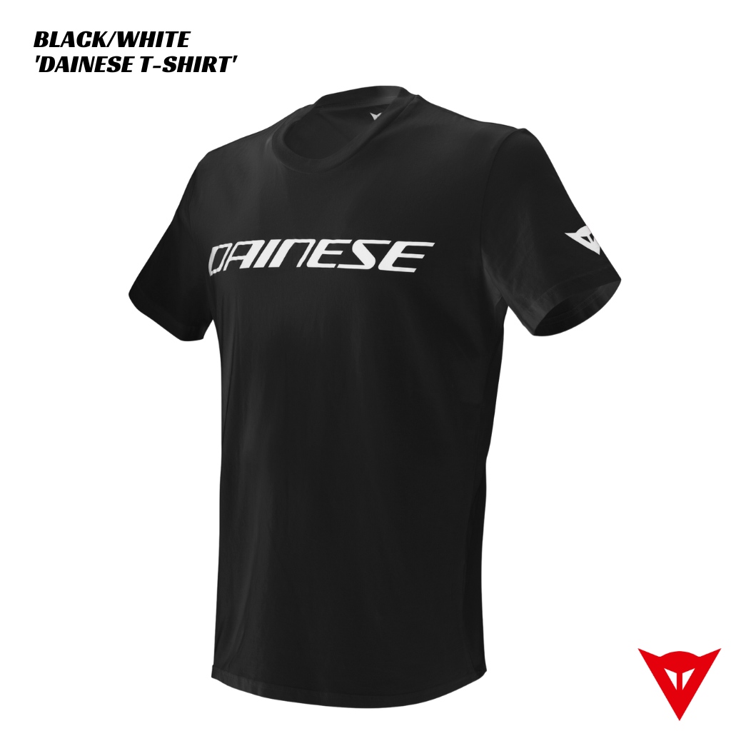 Dainese T-Shirt - BLACK/WHITE
