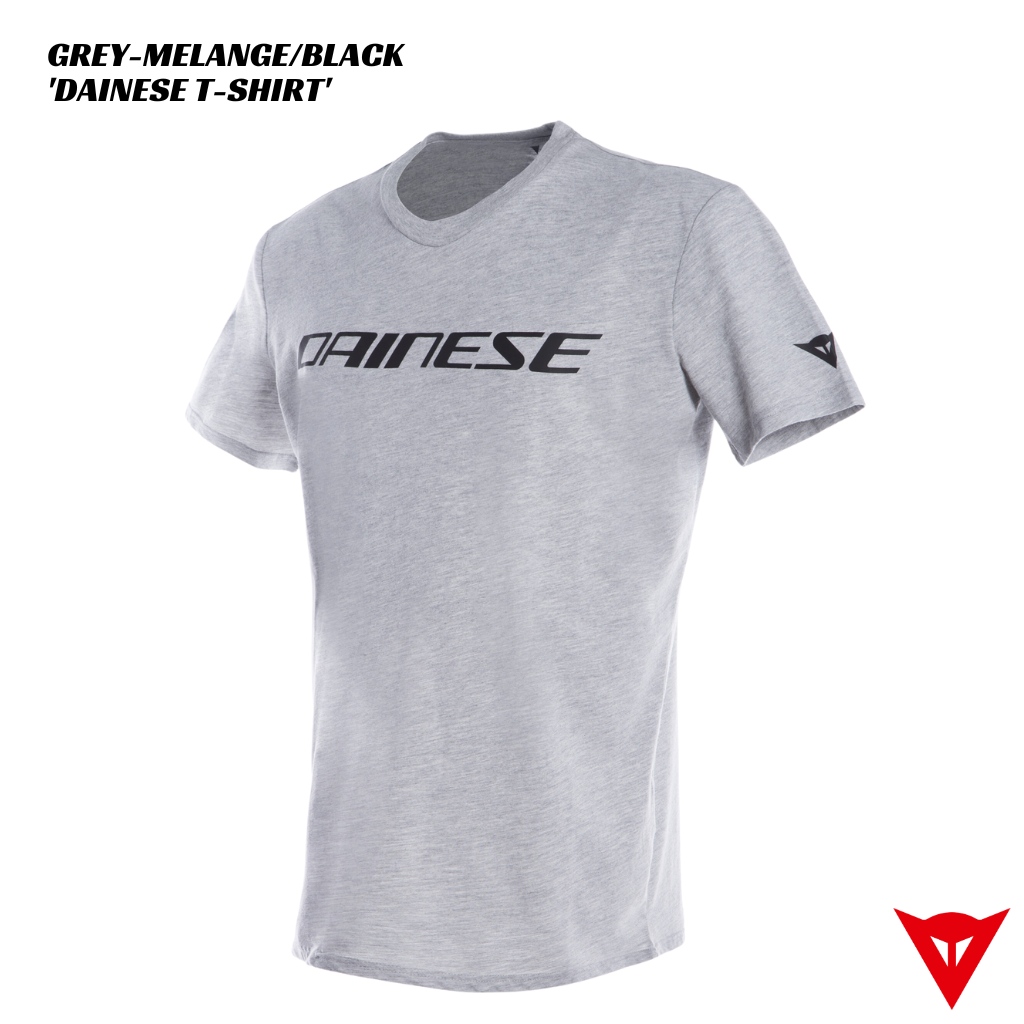 Dainese T-Shirt - GREY-MELANGE/BLACK