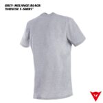 Dainese T-Shirt - GREY-MELANGE/BLACK