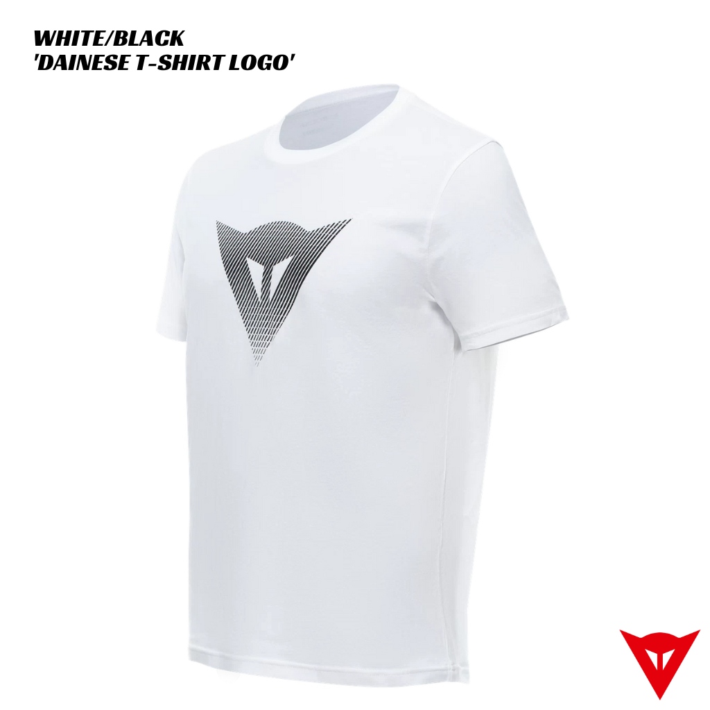 Dainese T-Shirt Logo - WHITE/BLACK