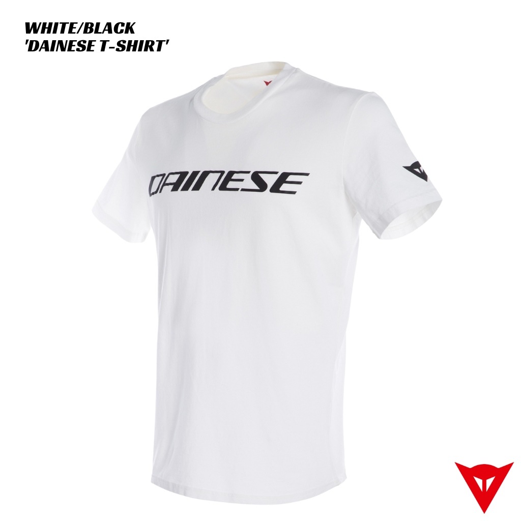 Dainese T-Shirt - WHITE/BLACK