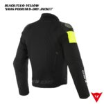Dainese VR46 Podium D-Dry Jacket - BLACK/FLUO-YELLOW