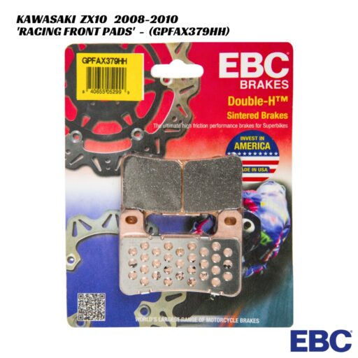 EBC GPFAX Racing Front Brake Pads - GPFAX379HH - Kawasaki ZX10 2008-2010