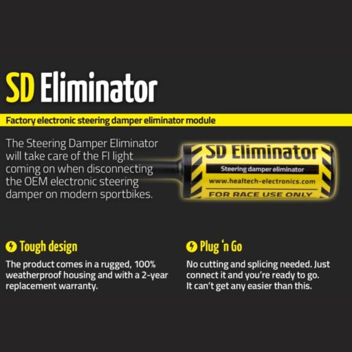HealTech Steering Damper Eliminator Module - SDE-01 - Suzuki GSXR750 2008-2023