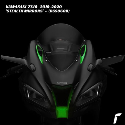 Rizoma Stealth Mirrors - BLACK - BSS060B - Kawasaki ZX10 2019-2020
