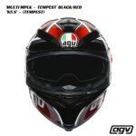 AGV K5 S Helmet - MULTI MPLK - TEMPEST BLACK/RED