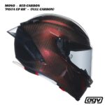 AGV Pista GP RR Carbon Helmet - MONO RED CARBON